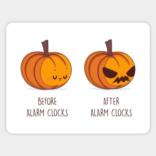 Before and After Alarm Clocks Sticker